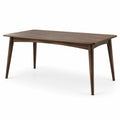 Table rectangulaire en bois d'acacia brun