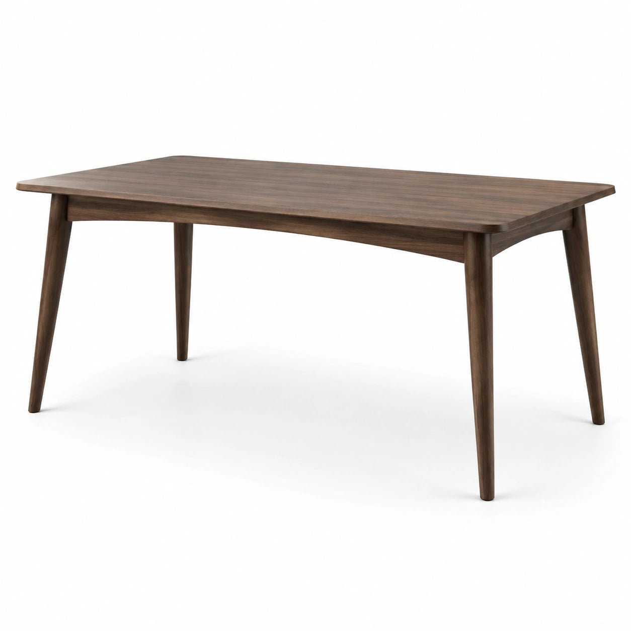 Table rectangulaire en bois d'acacia brun